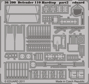 Eduard 36200 Defender 110 hardtop 1/35 Hobby Boss