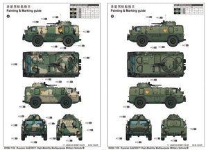 Trumpeter 05594 Véhicule militaire polyvalent à haute mobilité russe GAZ39371 (1/35) – image 2