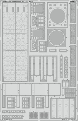 Eduard 32463 A-26C Invader bomb bay for HOBBY BOSS 1/32 – immagine 2