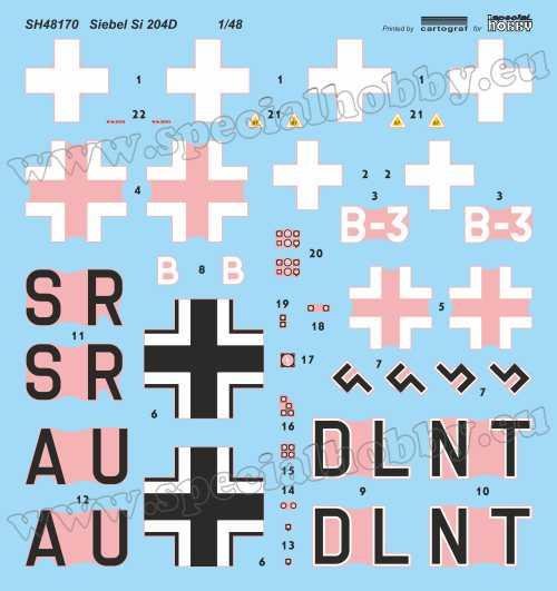 Special Hobby 48170 Siebel Si 204D &amp;#39;German Transport and Trainer Plane&amp;#39; 1/48 – immagine 2