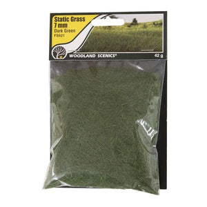 Woodland Scenics WFS621 7mm Trawa Statyczna Ciemna Zieleń