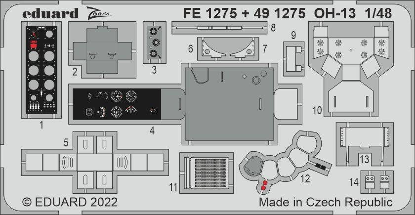 Eduard BIG49336 OH-13 ITALERI 1/48 – immagine 2