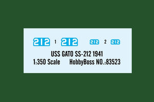 Hobby Boss 83523 USS GATO SS-212 1941 1/350 – zdjęcie 2