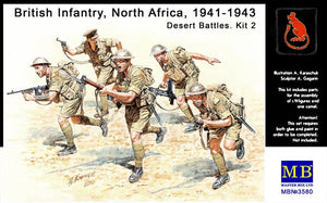 Master Box 3580 British Infantry in action (North Africa 1941-1943). Desert Battles. Kit 2 1/35