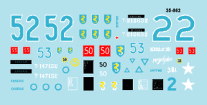 Star Decals 35-862 27th Armoured Brigade #3 1/35 – imagen 2
