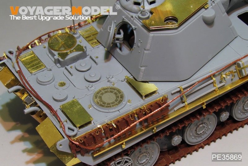Voyager Model PE35869 WWII German Panther II tank basic for AMUSING HOBBY 1/35 – zdjęcie 6