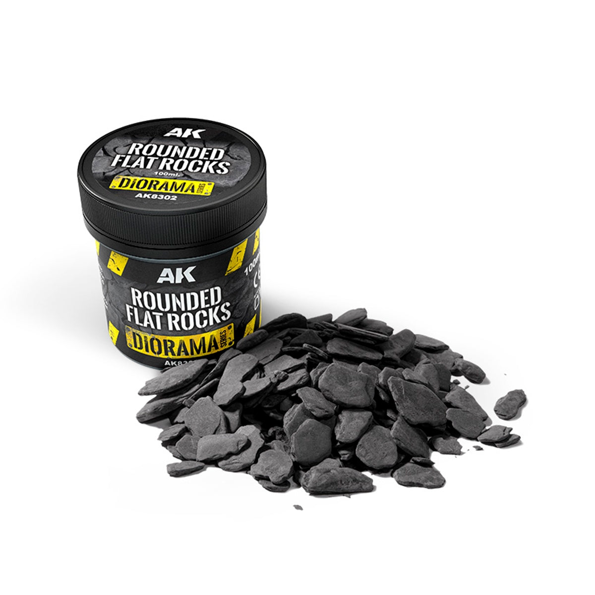 AK Interactive AK8302 ROUNDED FLAT ROCKS 100ml