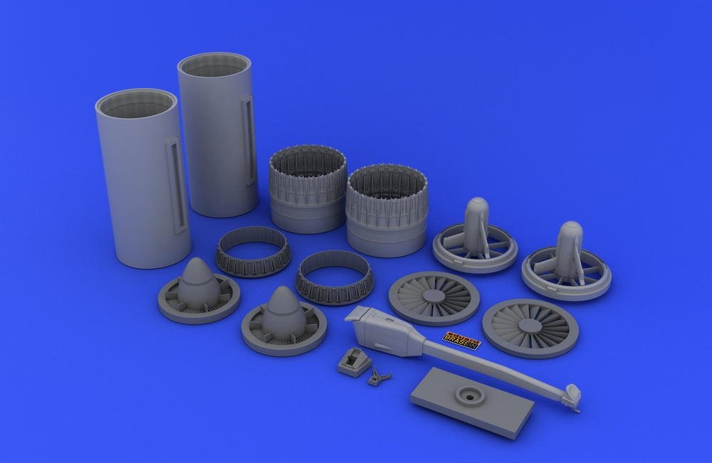 Eduard 632008 F-4 exhaust nozzles USAF early 1/32 (Tamiya)