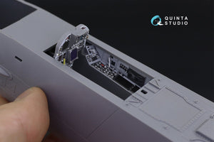 Quinta Studio QD32101 F/A-18C Early 3D-Printed &amp;amp; coloured Interior on decal paper (for Academy kit) 1/32 – immagine 3