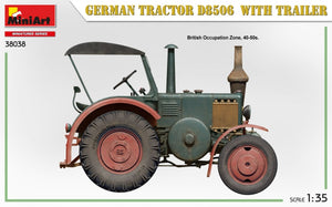 MiniArt 38038 German Tractor D8506 with trailer 1/35 – immagine 6