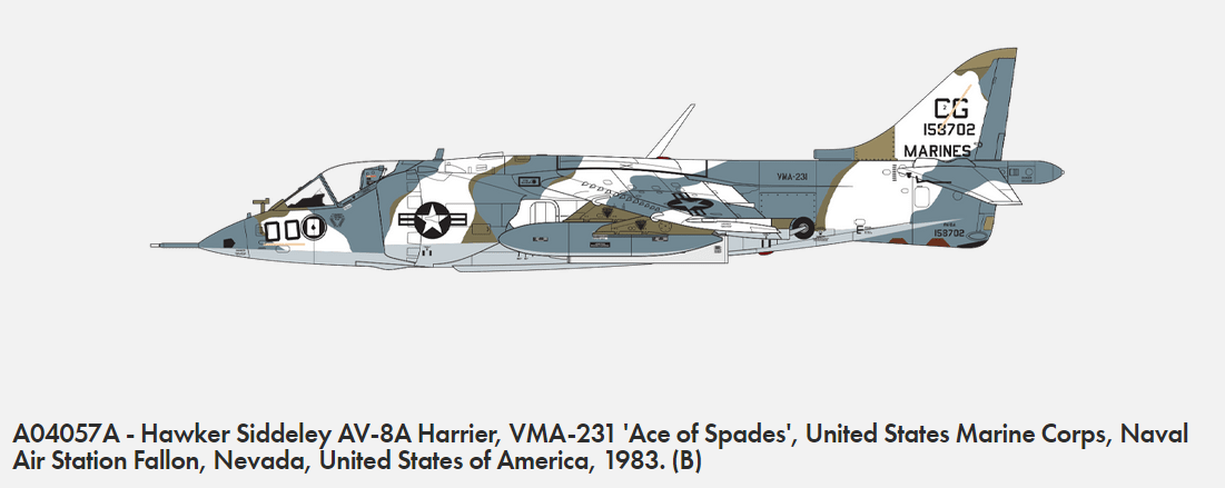 Airfix 04057A Hawker Siddeley Harrier GR.1/AV-8A 1/72 – immagine 3