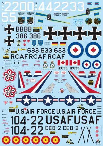 Italeri 2509 TF-104 G Starfighter 1/32 – immagine 5