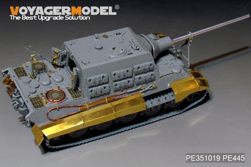 Maquette Voyager PE351019 Jagdtiger allemand de la Seconde Guerre mondiale (modèle de base) pour TAKOM 8001 au 1/35  – image 11