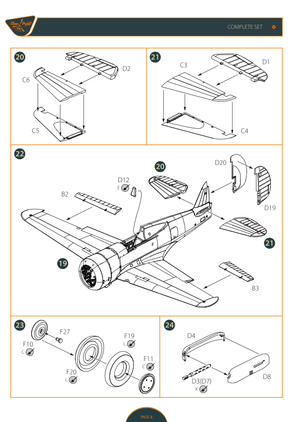 Hélice transparente ! Kit avancé CP4804 H-75N Hawk 1/48 – image 34