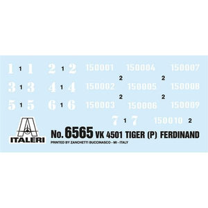 Italeri 6565 VK 4501 (P) TIGER FERDINAND 1/35 – immagine 2