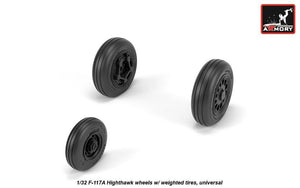 Armory Models AW32305 F-117A Nighthawk wheels w/ weighted tires 1/32 – Bild 3