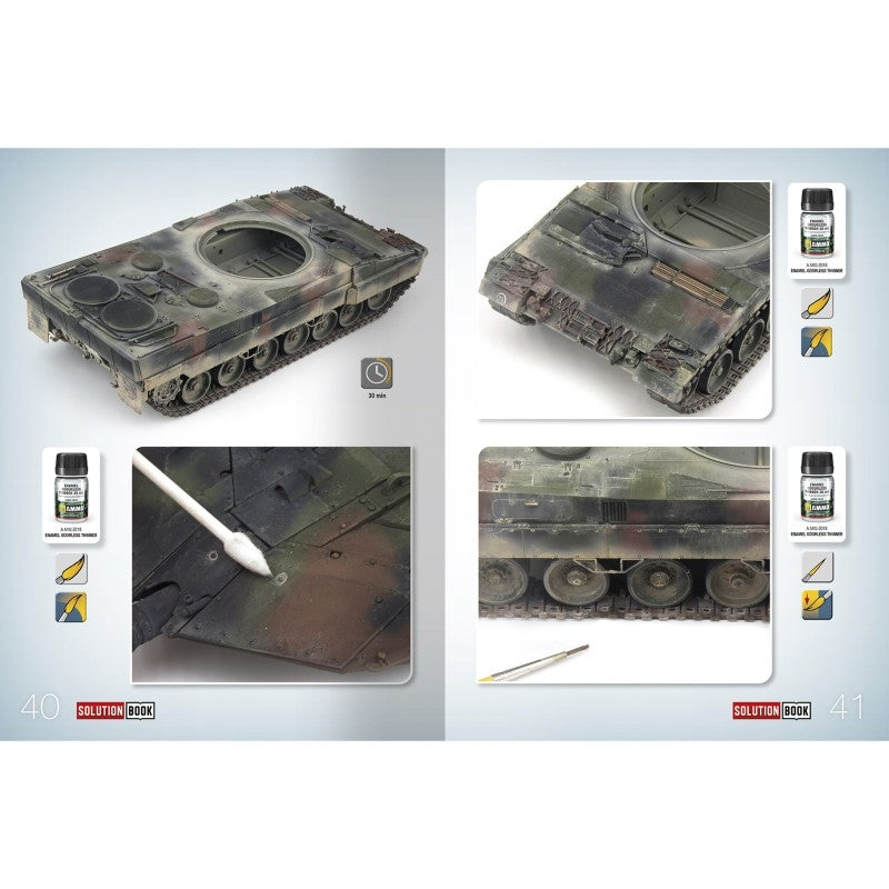AMMO by Mig Jimenez 6531 SOLUTION BOOK 26 – How to Paint NATO &amp; BUNDESWEHR Vehicles (English, Spanish, French &amp; German)