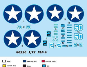 Hobby Boss 80220 F4F-4 Wildcat 1/72 – imagen 3