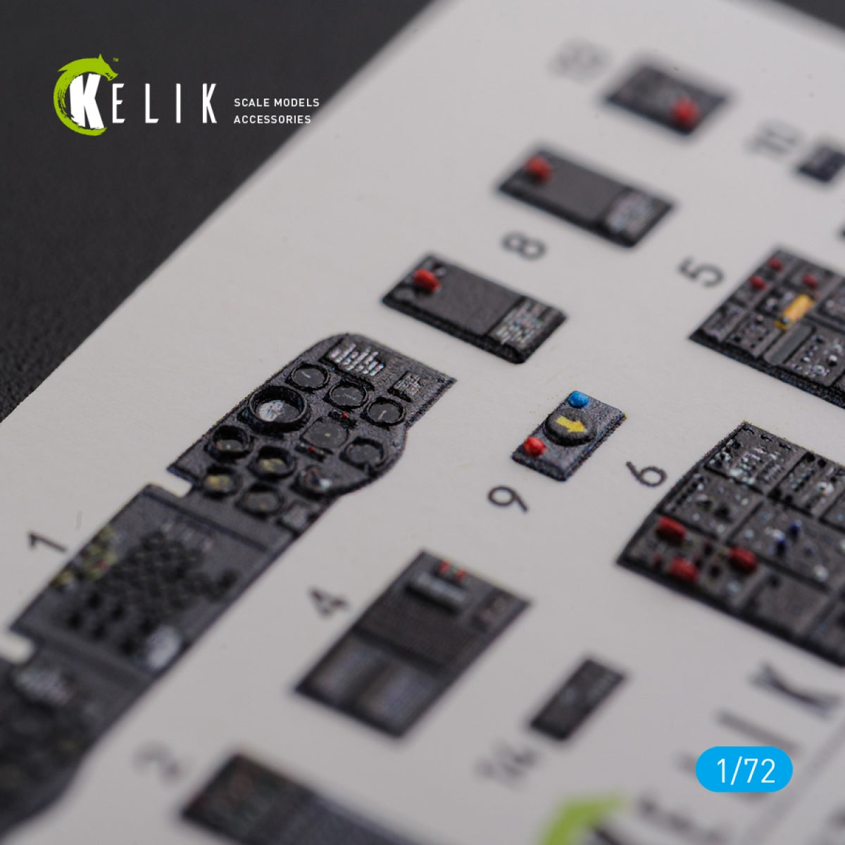 KELIK K72103 CH-47A interior 3D decals for Trumpeter kit 1/72 – Bild 5