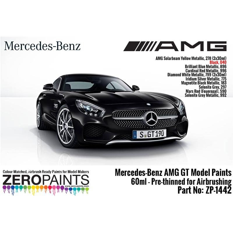 Zero Paints ZP-1442-BLACK Mercedes-AMG GT Black 60ml