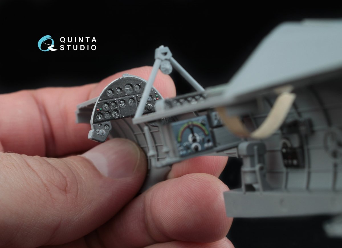 Quinta Studio QD48017 Su-2 3D-Printed &amp;amp; coloured Interior on decal paper (for Zvezda kits) 1/48 – immagine 6