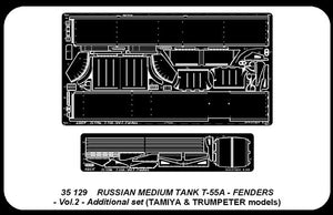 Aber 35129 Blotniki do radzieckiego czolgu sredniego T-55A cz.2 zestaw dodatkowy (TAM,TRU) 1/35 – Bild 4