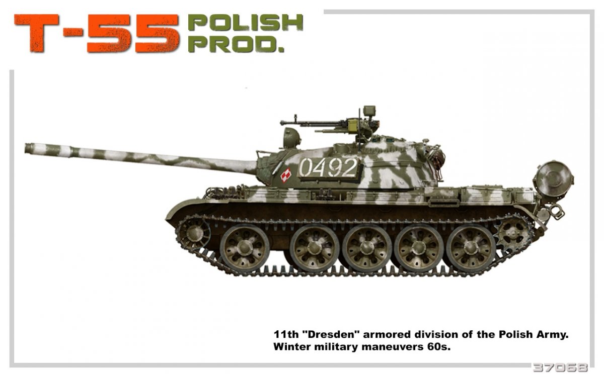 MiniArt 37068 T-55 POLISH PRODUCTION 1/35 – imagen 2