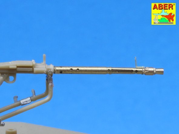 Aber 35L-098 Set of 2 barrels for German tank machine gun MG 34 with Panzermantel 1/35 – zdjęcie 4