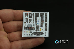 Quinta Studio QDS-32180 F-104S 3D-Printed coloured Interior on decal paper (Italeri) (small version) 1/32 – immagine 5