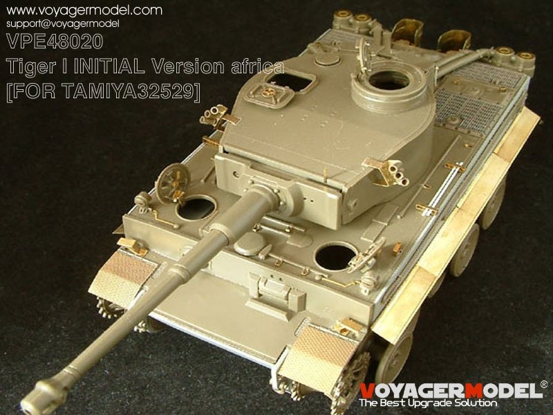 Maquette Voyager VPE48020 Tiger I Version INITIALE troupes africaines 1/48