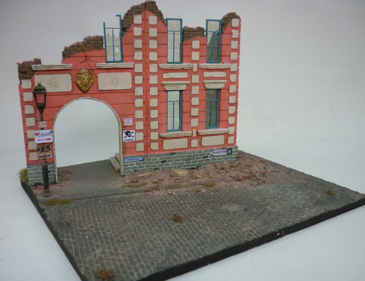 RT-Diorama 35222 Diorama-Base: &amp;quot;Bombed out Street&amp;quot; 1/35 – zdjęcie 3