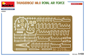 MiniArt 48012 THUNDERBOLT Mk.II. FORCE AÉRIENNE ROYALE. KIT AVANCÉ 1/48  – image 4