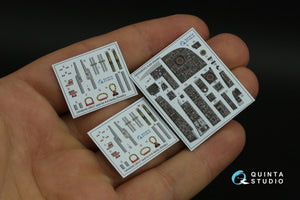 Quinta Studio QD48372 A-6A 3D-Printed &amp;amp; colored Interior on decal paper (Kinetic) 1/48 – image 5