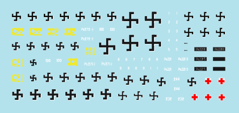 Star Decals 72-A1005 Chars finlandais de la Seconde Guerre mondiale n° 1. KV-1 m/1942, KV-1E, ISU-152, PzKpfw IV Ausf J, T-37A et T-38 1/72  – image 3