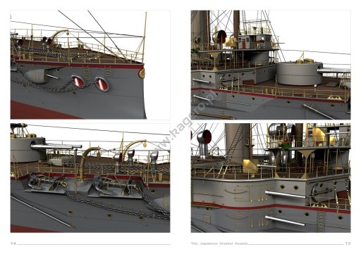 Kagero 16081 The Japanese Cruiser Asama EN – zdjęcie 4