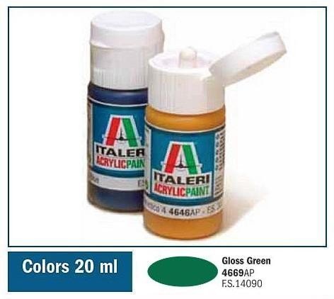 Italeri 4669AP GLOSS GREEN 20ml