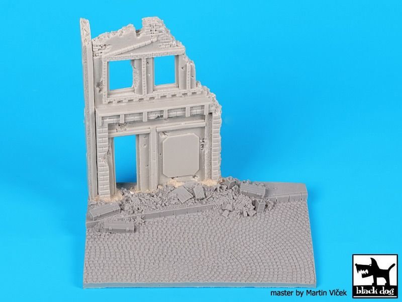 Black Dog D48001 House ruin base 1/48 – Bild 6