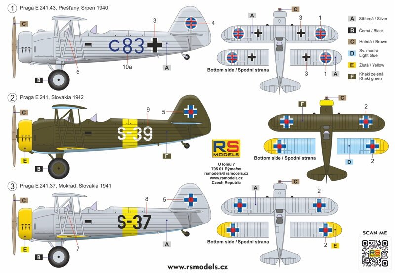 RS Models 94012 Praga E-241 1/72 – zdjęcie 2