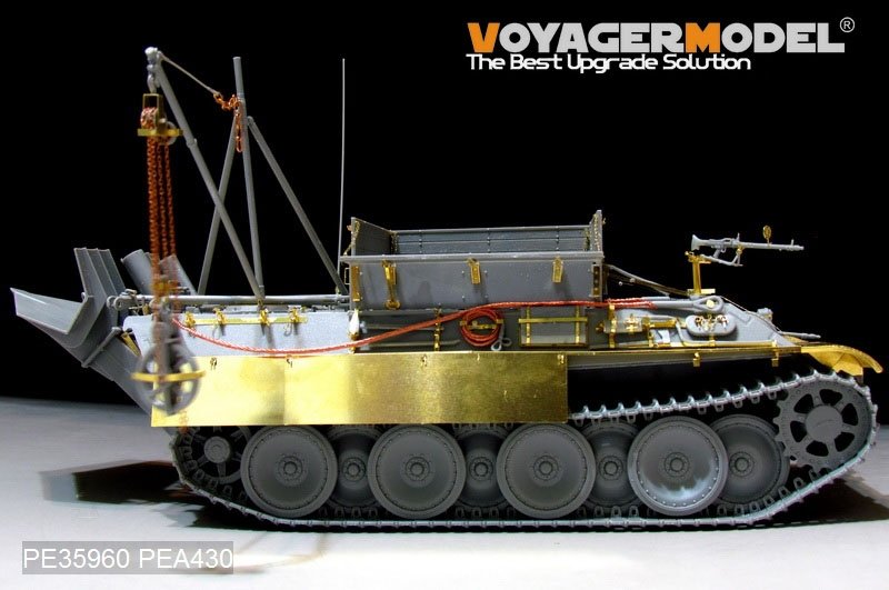 Voyager Model PE35960 WWII German Bergepanther Ausf.G Basic For TAKOM 2107 1/35 – immagine 7