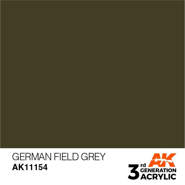 AK Interactive AK11154 GRIS DE TERRAIN ALLEMAND – STANDARD 17 ml