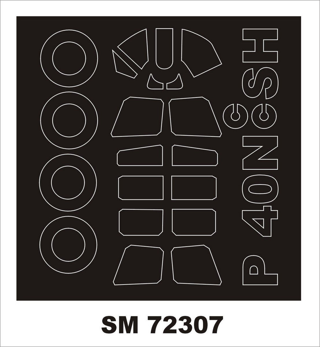 Montex SM72307 P-40N SPECIAL HOBBY 1/72