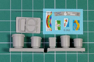 EUREKA XXL E-052 Plastic containers for paint 1/35 – zdjęcie 3