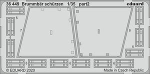 Eduard 36449 Brummbär schurzen 1/35 ACADEMY – imagen 2
