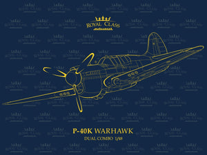 Eduard R0024 Curtiss P-40 K Warhawk - Dual Combo / The Royal Class 1/48
