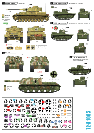 Star Decals 72-A1005 Chars finlandais de la Seconde Guerre mondiale n° 1. KV-1 m/1942, KV-1E, ISU-152, PzKpfw IV Ausf J, T-37A et T-38 1/72  – image 2