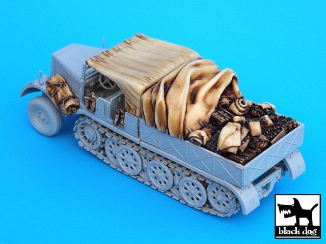 Black Dog T72018 Sd. Kfz. 9 Famo for Revell 1/72 – immagine 3