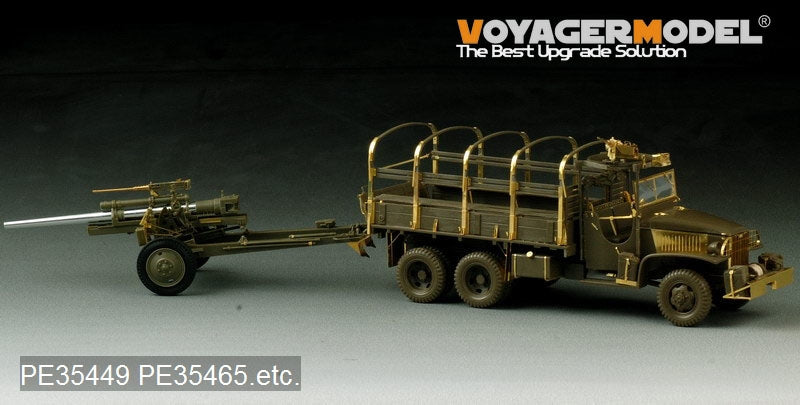 Voyager Model PE35449 WWII US 3inch M5 ATG/w M1 or 105mm Howitzer M2A1Carriage 2in1 For AFV CLUB 35S64 and 35160 1/35 – immagine 12
