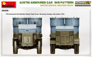 Miniart 39009 AUSTIN ARMOURED CAR 1918 PATTERN. BRITISH SERVICE. WESTERN FRONT. INTERIOR KIT 1/35 – immagine 15