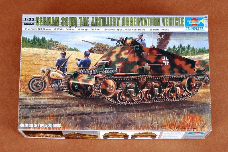 Trumpeter 00355 German 38(H) le véhicule d&amp;#39;observation d&amp;#39;artillerie (1/35) – image 2