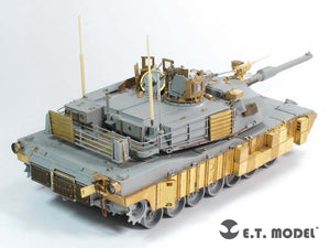 ET Modèle E35-165 Char de combat principal M1A1 de l&amp;#39;armée américaine moderne TUSK I (Pour DRAGON 3535) (1/35) – image 4